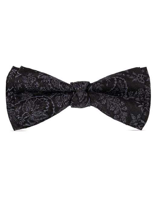 Etro floral-jacquard twill bow tie