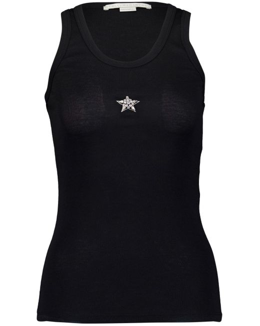 Stella McCartney star-print detail tank top