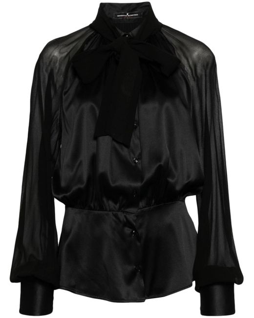 Ermanno Scervino puff-sleeves buttoned shirt