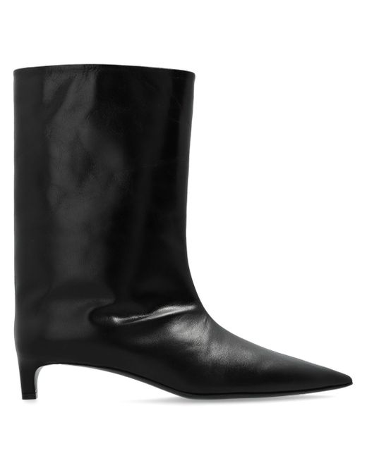 Jil Sander pointed-toe leather boots
