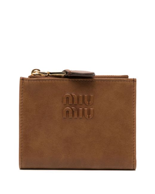 Miu Miu logo-embossed wallet