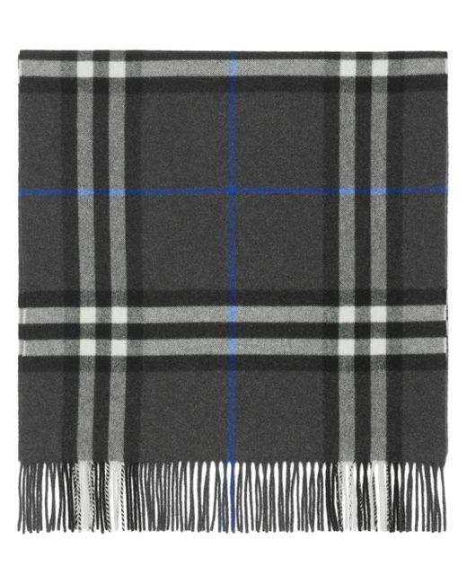 Burberry check-print fringed scarf