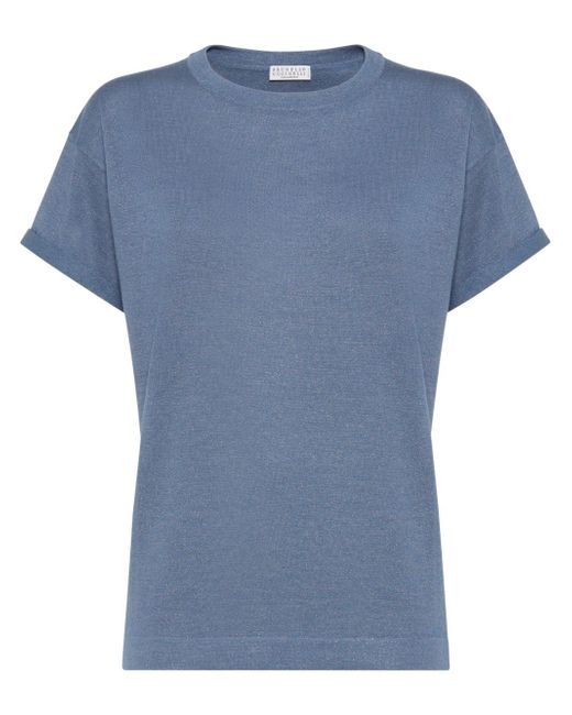 Brunello Cucinelli cashmere-blend T-shirt