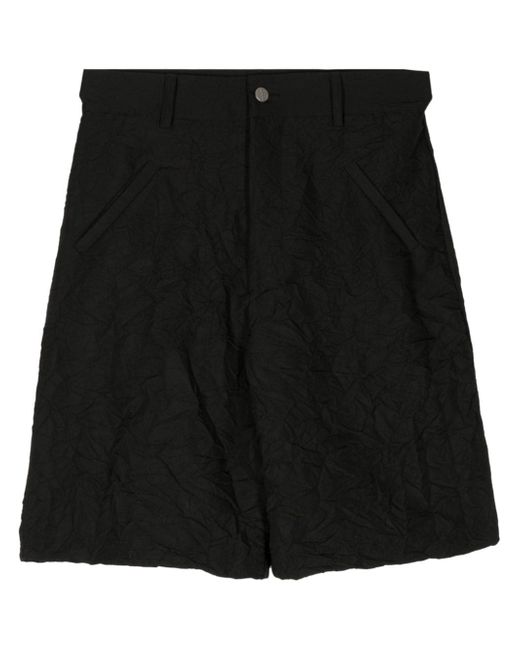 Spencer Badu crinkled-finish bermuda shorts