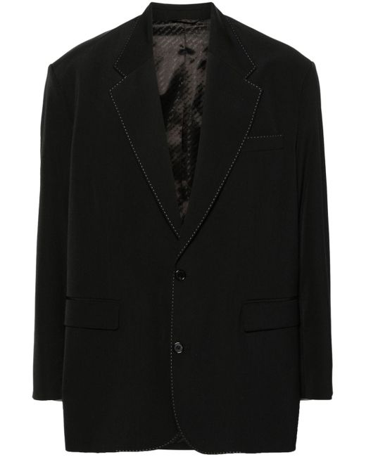 Acne Studios contrast-stitching blazer
