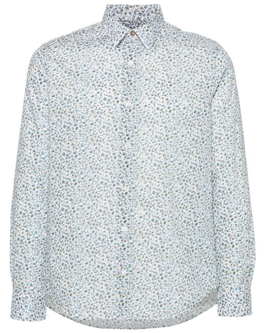 Paul Smith floral-print cotton shirt
