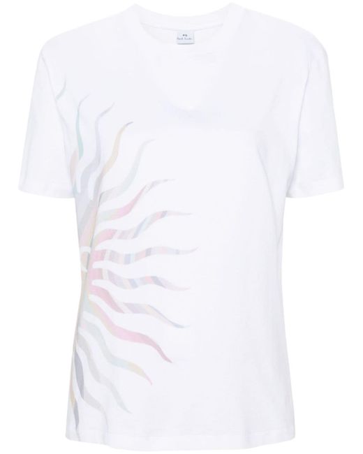 PS Paul Smith Swirl Sun-print T-shirt