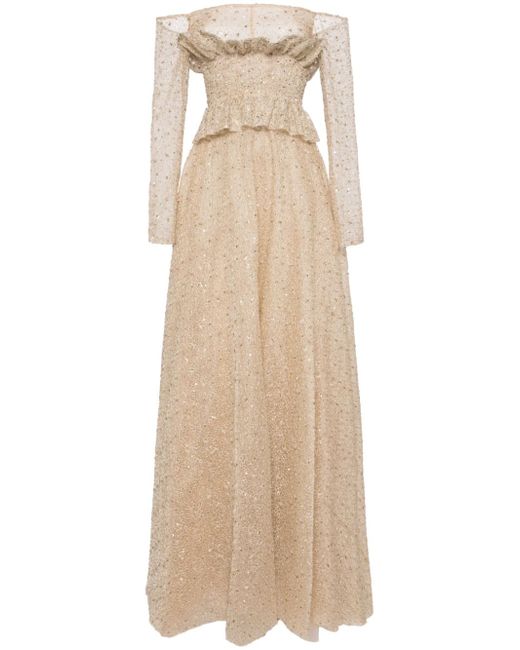 Saiid Kobeisy off-shoulder tulle gown