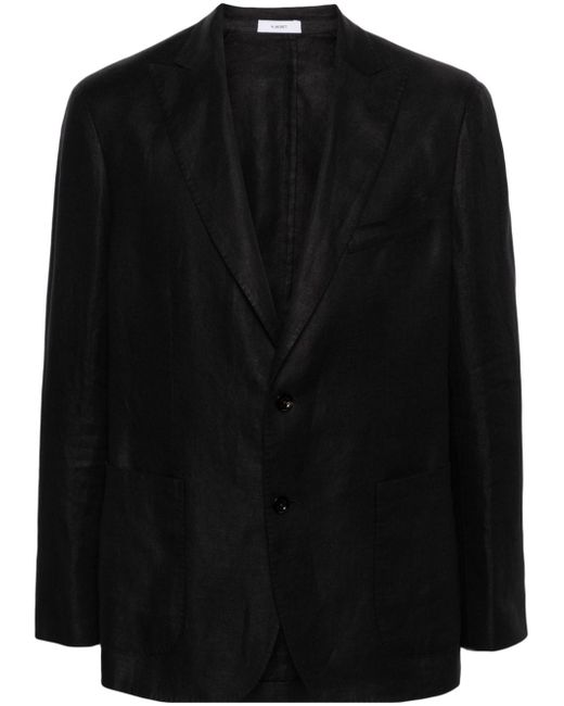Boglioli interlock-twill suit jacket