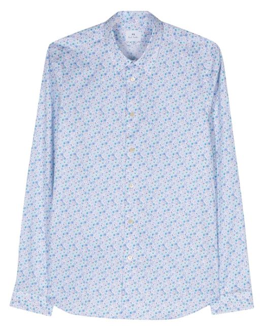 PS Paul Smith floral-print cotton shirt