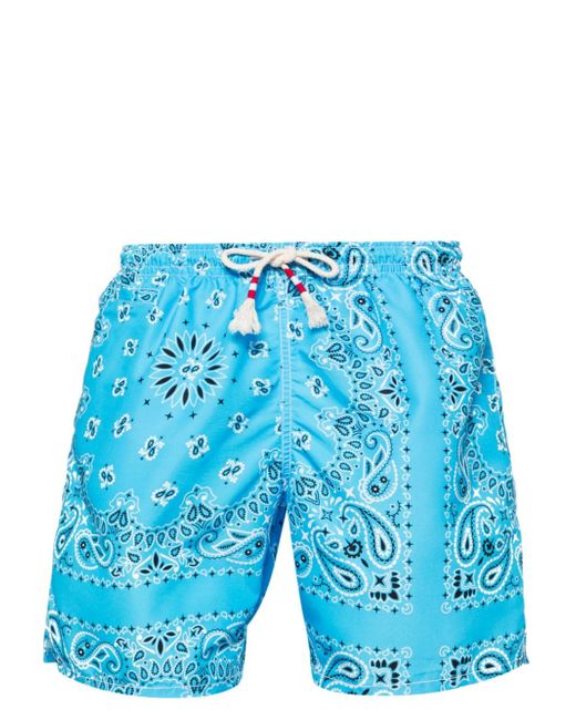 Mc2 Saint Barth Caprese bandana-print swim shorts