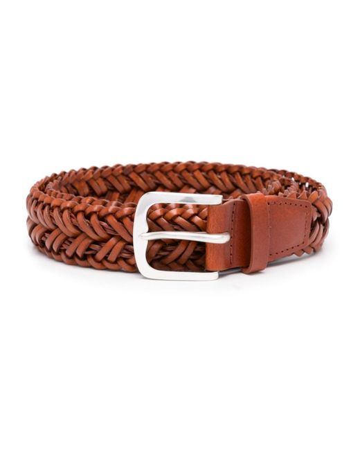 Orciani Coloring braided-leather belt