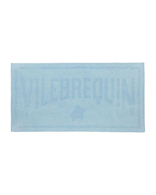 Vilebrequin jacquard-logo towel
