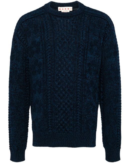 Marni cable-knit jumper