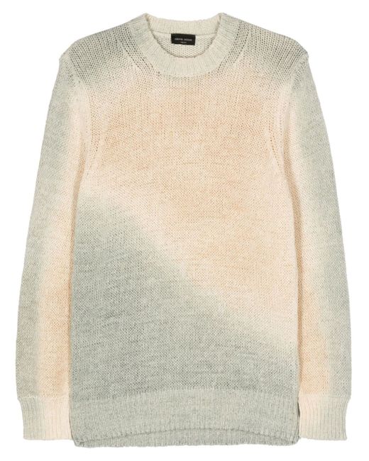 Roberto Collina ombré knitted jumper