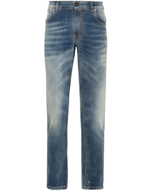 Salvatore Santoro distressed slim-cut jeans