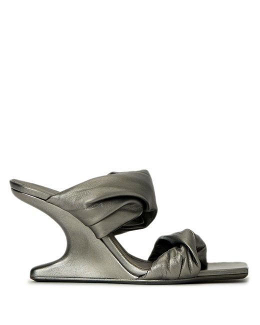 Rick Owens Cantilever Twisted 11mm mule sandals
