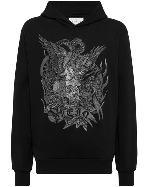 Philipp Plein Crystal Tattoo crystal-embellished hoodie