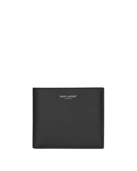 Saint Laurent Paris logo-print leather wallet