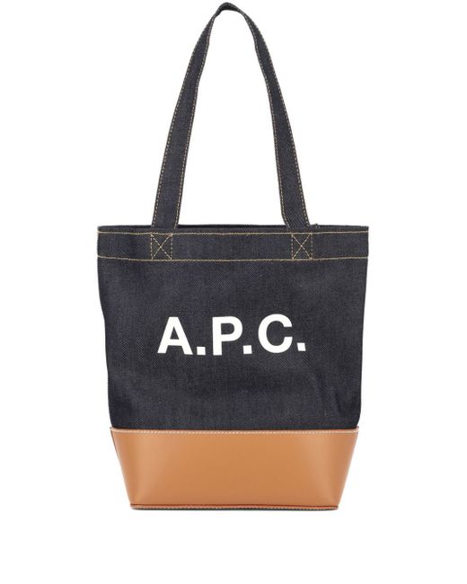 A.P.C. Axelle logo tote bag