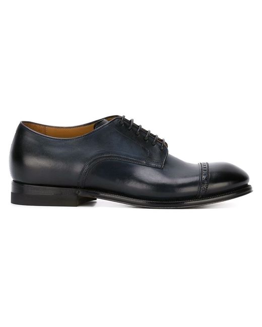 Silvano Sassetti front panel detail derby shoes