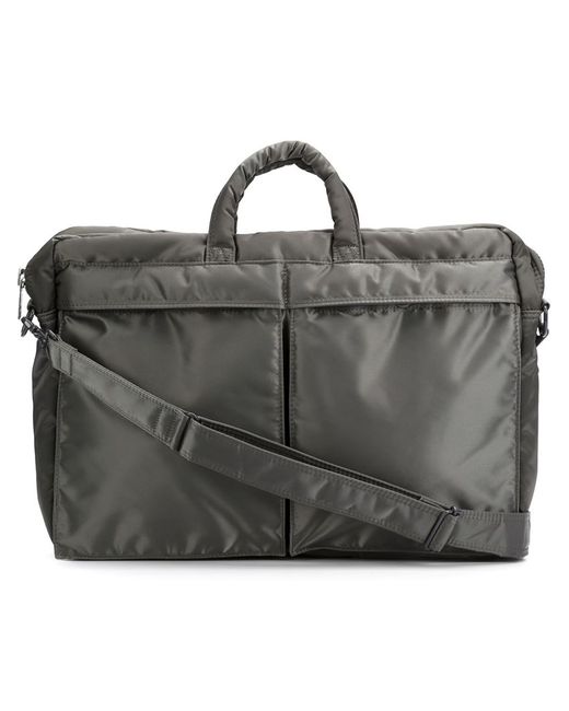 Porter-Yoshida & Co. glossy zip up Tanker 2 briefcase