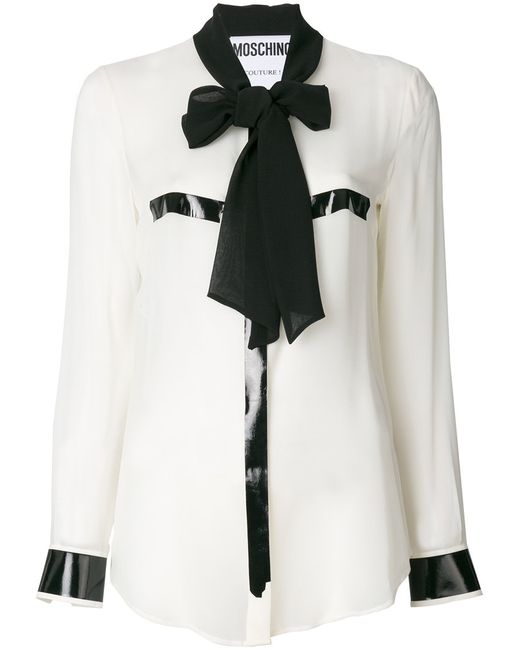 Moschino pussy bow blouse 42