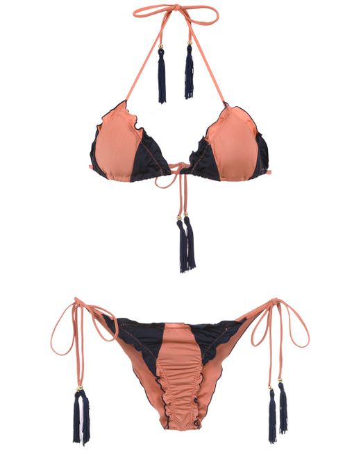 Brigitte triangle top bikini set