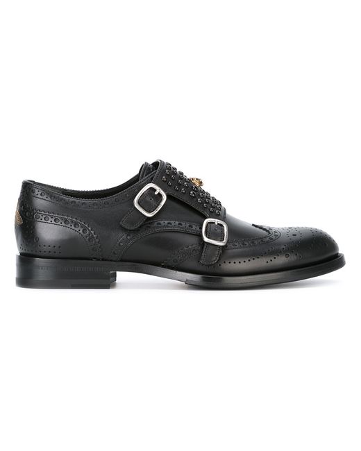 Gucci studded tigers head brogues Size 8.5 Leather/Metal Other