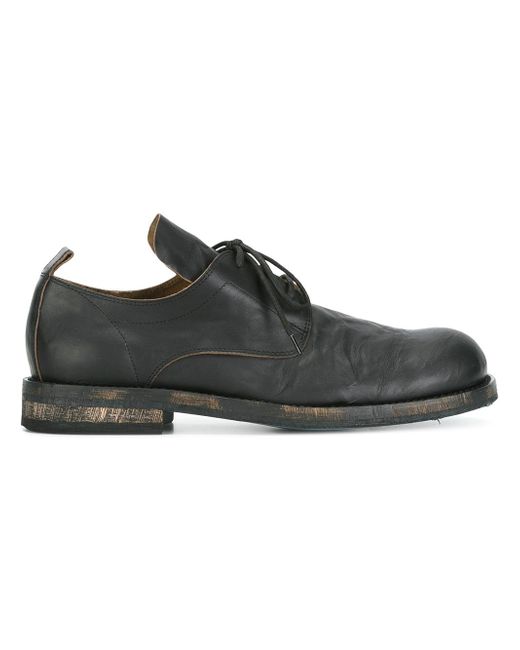 Ann Demeulemeester washed effect derby shoes