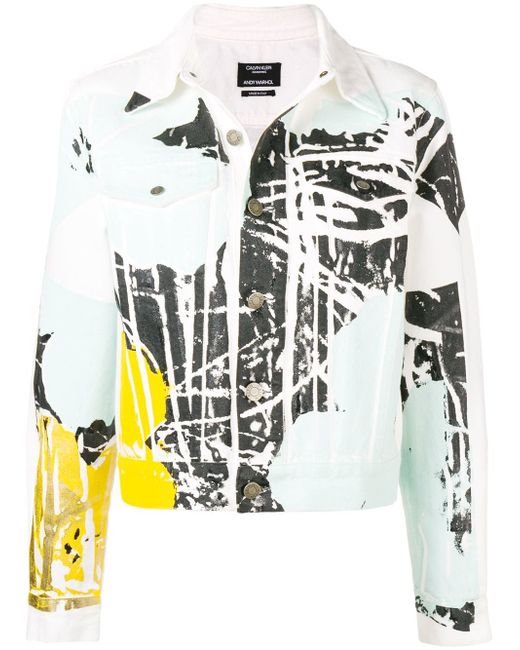 Calvin Klein 205W39Nyc colour-block denim jacket