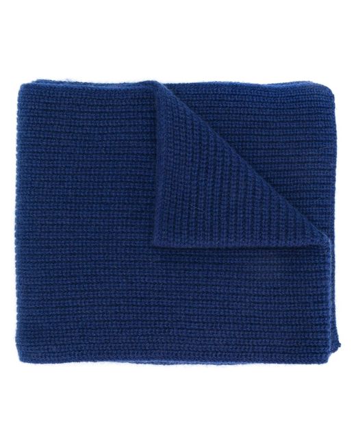 N.Peal ribbed knitted scarf