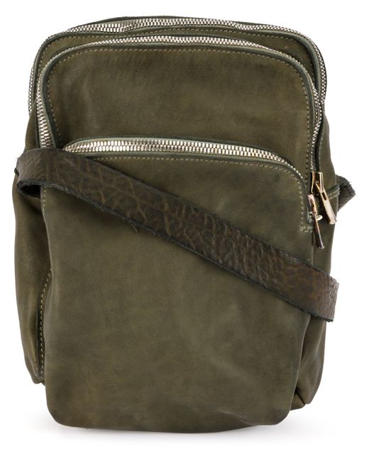 Guidi zipped shoulder bag