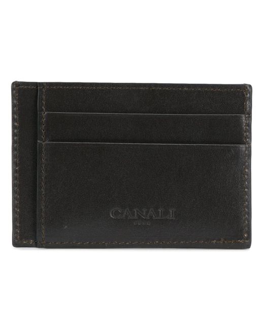 Canali logo cardholder wallet