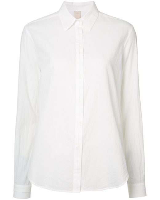 Forme D'expression pleated plaquette blouse