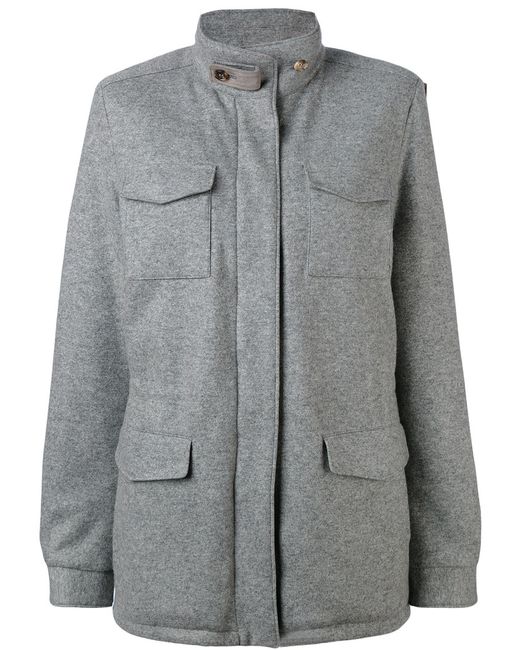 Loro Piana multi-pockets short coat