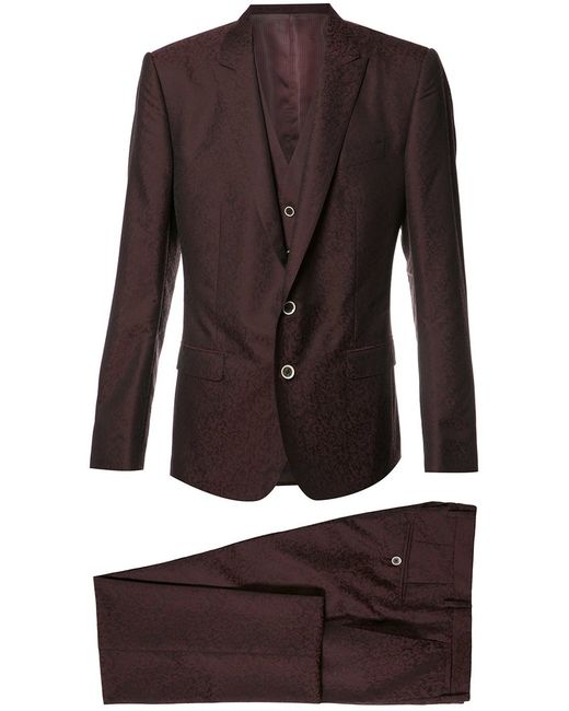 Dolce & Gabbana 3-piece formal suit 48 Acetate/Viscose/Cupro/Virgin