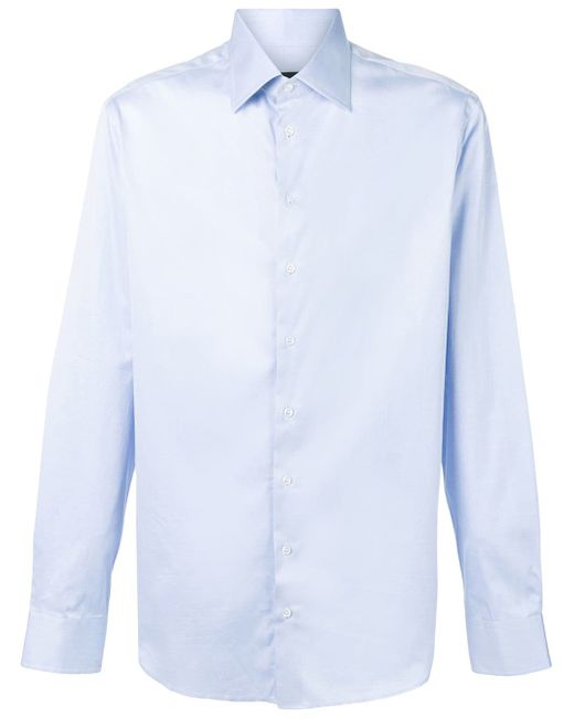 Giorgio Armani cutaway collar shirt