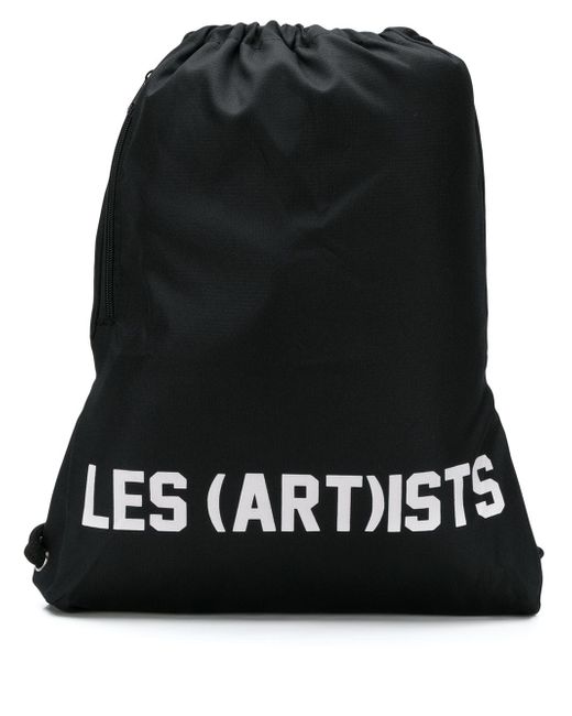 Les ArtIsts logo print backpack