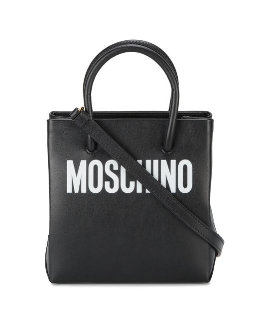 Moschino logo print tote bag