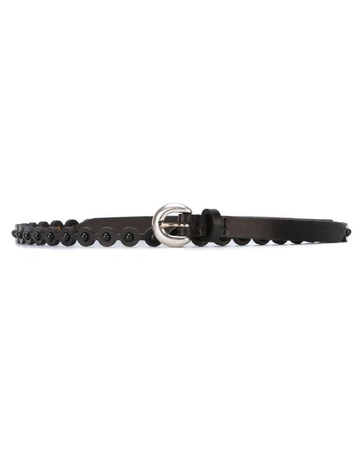 Orciani studded skinny belt 80 Leather/Metal Other