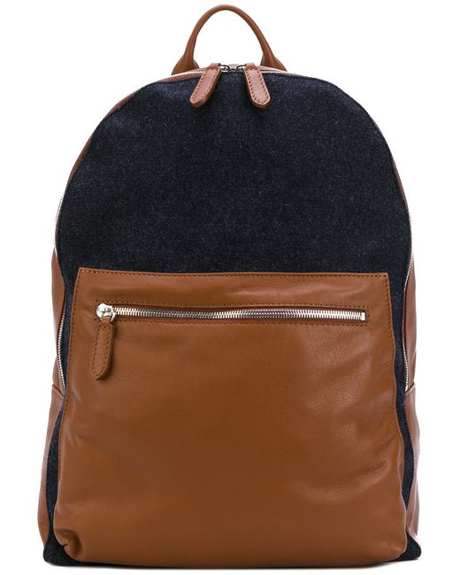 Eleventy contrast pocket backpack