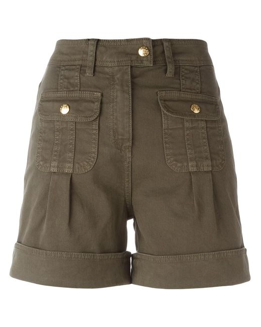 Blumarine military shorts 44 Cotton/Spandex/Elastane