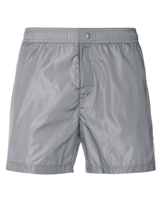 Moncler logo slim-fit swim shorts