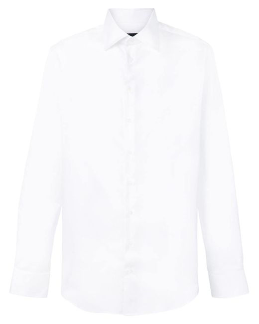 Giorgio Armani cutaway collar shirt