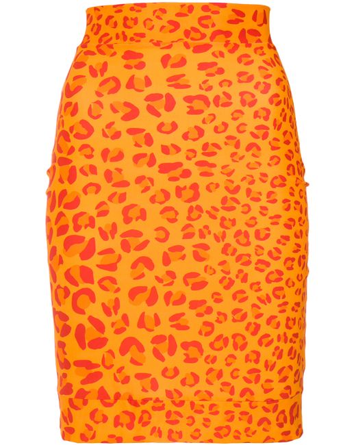 Amir Slama leopard print skirt