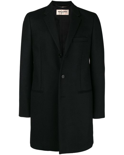 Saint Laurent single breasted coat