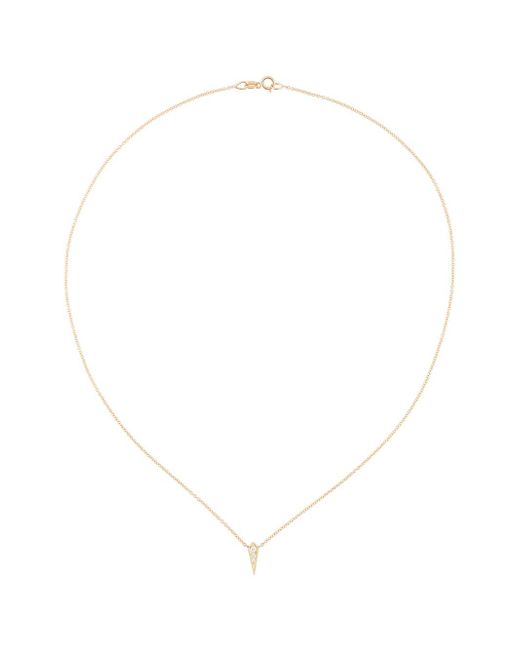 Lizzie Mandler Fine Jewelry 18kt and diamond single kite necklace
