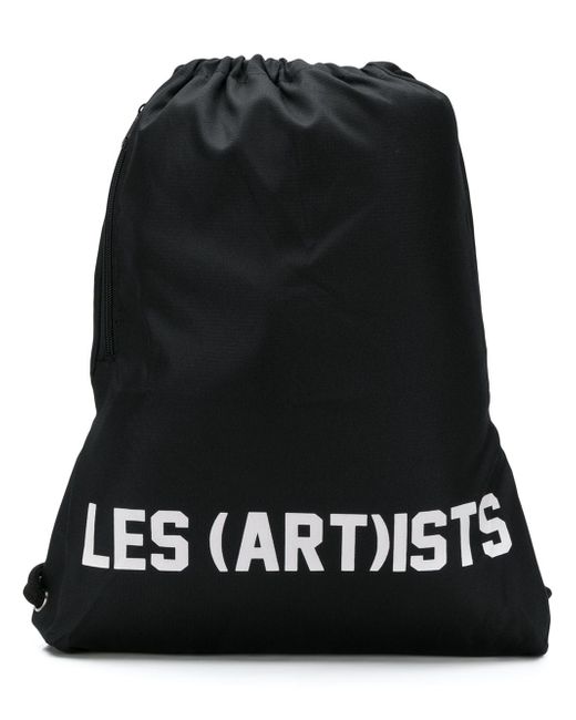 Les ArtIsts logo print backpack