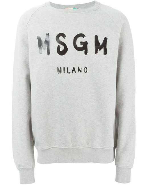 Msgm logo print jumper
